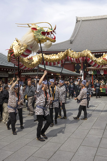 Read more about the article The Golden Dragon Dance of Senso-Ji